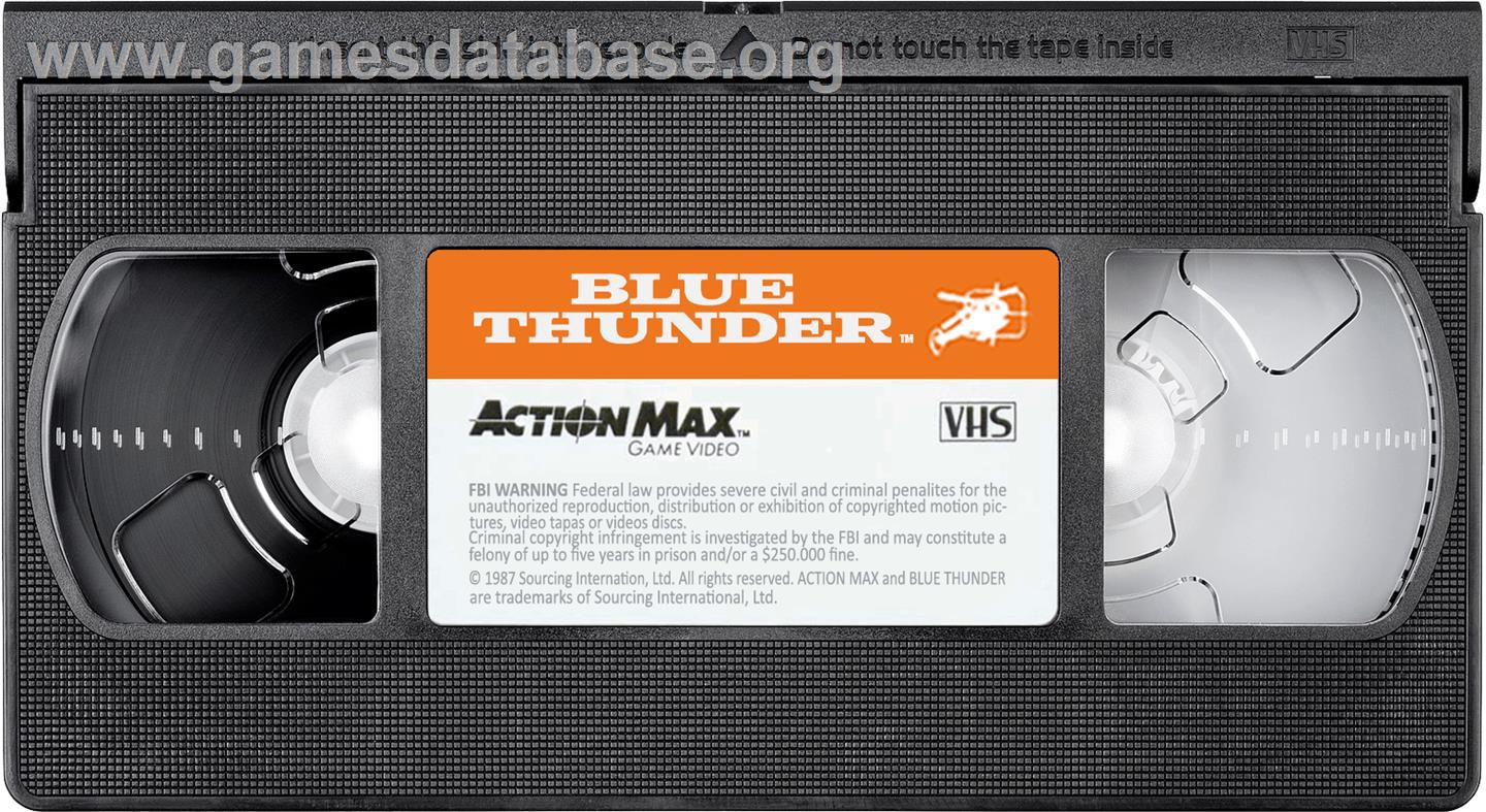 Blue Thunder - WoW Action Max - Artwork - Cartridge
